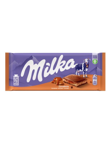 MOND/TABLETAS MILKA CARAMELO 23 X 100 GRS.