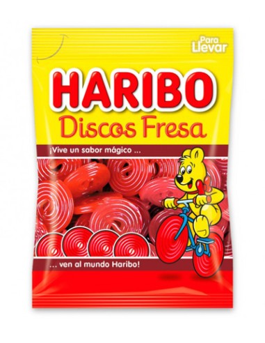 HARIBO/SOLAPA DISCOS FRESA 18 X 80 GRS.