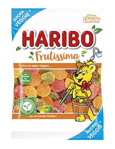 HARIBO/SOLAPA FRUTISSIMA VEGIE 18 X 100 GRS.