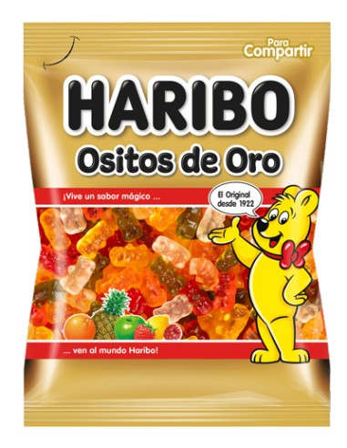 HARIBO/SOLAPA OSITOS ORO 18X100 GR.