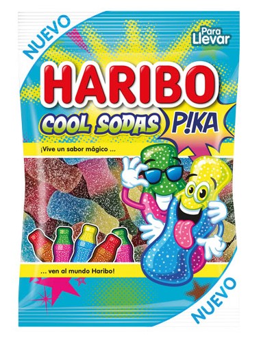 HARIBO/SOLAPA COOL SODAS PIKA 18 X 100 GRS.