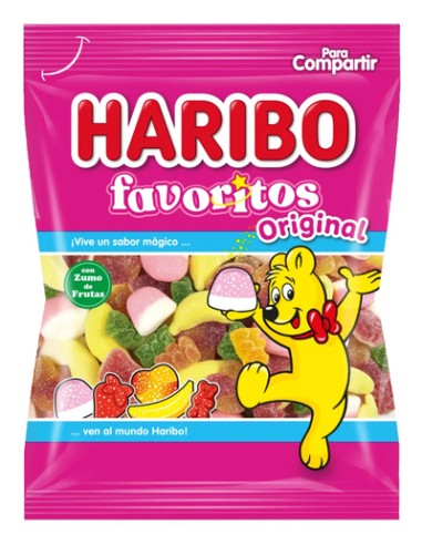 HARIBO/SOLAPA FAVORITOS ORIGINAL 18X90 GRS.