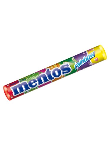 CHUPS/MENTOS STICK RAINBOW 20 UND. C/16