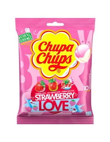 CHUPA/SOLAPA CHUPA CHUPS STRAWBERRY LOVE 12 X 10U.