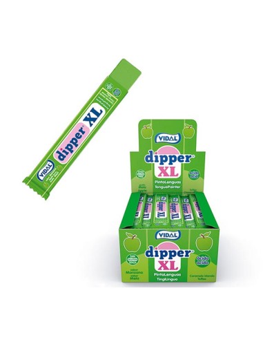 VIDAL/DIPPERS XL VERDE MANZANA 100 UND. C/6