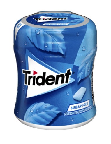 MOND/BOTE TRIDENT PEPPERMINT 6 UND. C/6