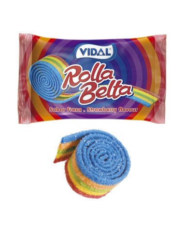 VIDAL/ROLLA BELTA MULTICOLOR 24 UND. C/6