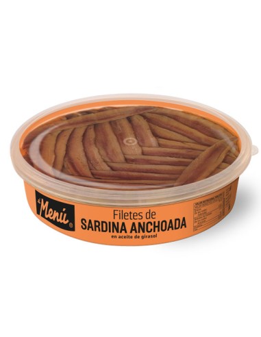 EL MENU/SARDINA ANCHOADA 40/50 FILETES-570 GR. C/6