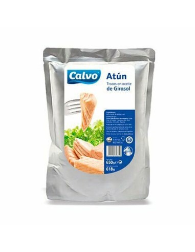 CALVO/BOLSA ATUN ACEITE VEGETAL KG. C/10