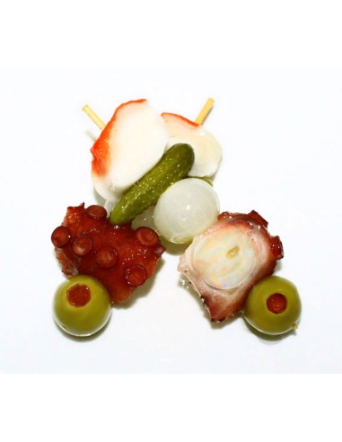 ALSUAL/BANDERILLA PULPO-SURIMI 20 UND. C/4