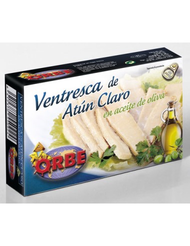 ORBE CAJA VENTRESCA ATUN AC.OLIVA 10 UND.  OL-120