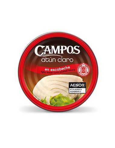 CAMPOS/ATUN CLARO ESCABECHE 160 GRS X 12 UND.