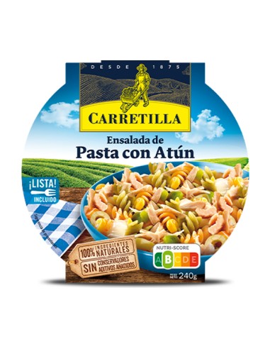 CARRETILLA/ENSALADA PASTA CON ATUN 8 U X 240 GR