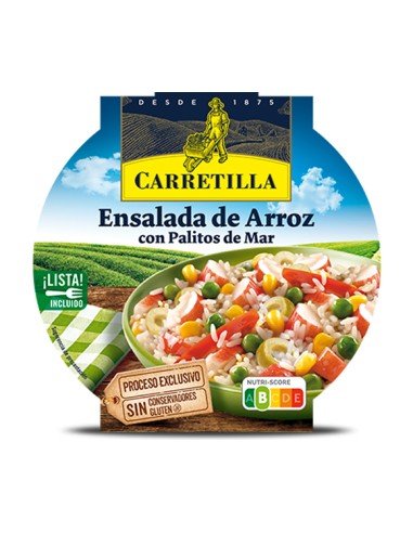 CARRETILLA/ENSALADA ARROZ CON PALITOS 8 U X 240 GR