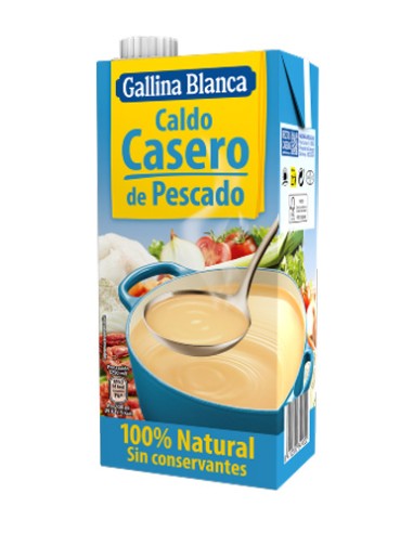 CALDO CASERO PESCADO 12 X 1 LITRO