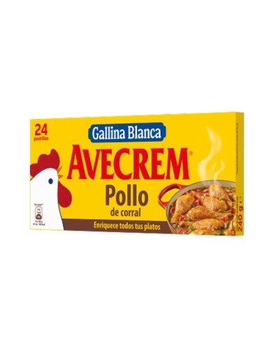 AVECREM PASTILLA POLLO 24 X (8 + 2)