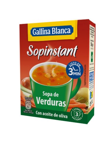 SOPINSTANT SOPA VERDURAS 10 UND.