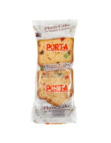 PORTA/PLUN CAKE FRUTAS Y PASAS 25 UND.