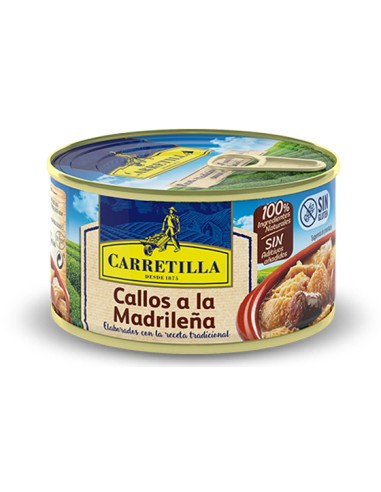 CARRETILLA/CAJA LATAS CALLOS A LA MADRILEÑA 12X370