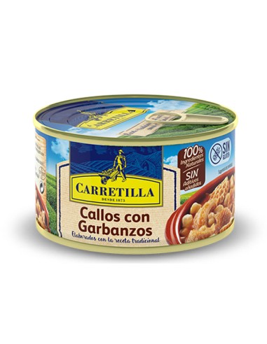 CARRETILLA/CAJA LATAS CALLOS CON GARBANZOS 12X370