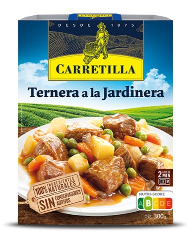 CARRETILLA/PLATO TERNERA JARDINERA 10 X 300