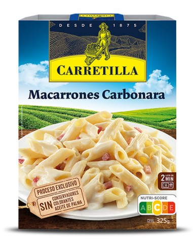 CARRETILLA/MACARRONES CARBONARA 10 X 325 GRS.