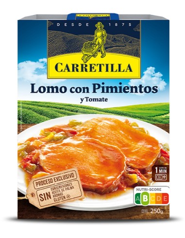 CARRETILLA/LOMO CON PIMIENTOS 10 X 250 GRS.