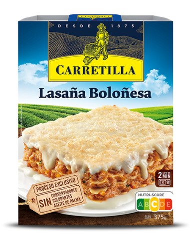 CARRETILLA/LASAÑA BOLOÑESA 10 X 375 GRS,