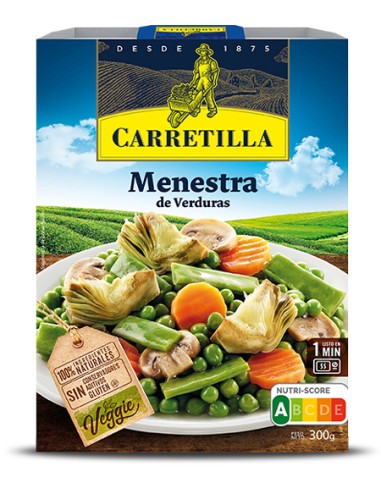 CARRETILLA/MENESTRA DE VERDURAS 10 X 300 GRS.