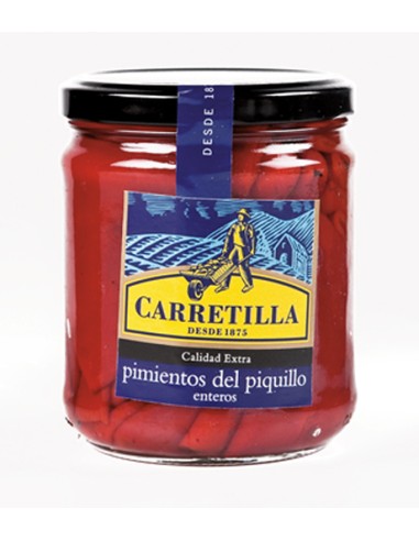 CARRETILLA/FRASCO PIQUILLO ENTERO 13/16-6 X 380 GR