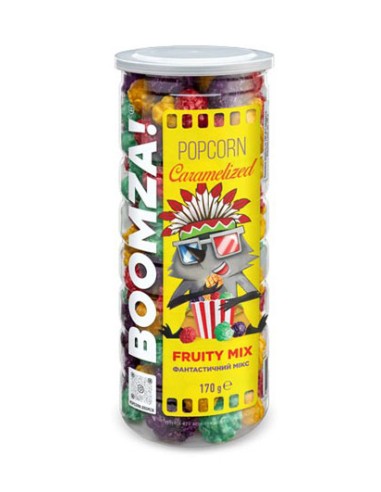 BOOMZA/UND.PALOMITAS MIX FRUTAS 170 GRS. C/12