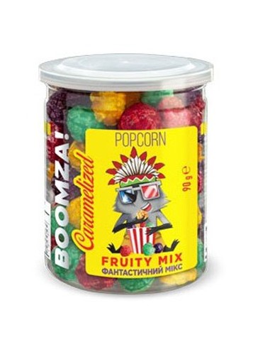 BOOMZA/UND.PALOMITAS MIX FRUTAS 90 GRS. C/12