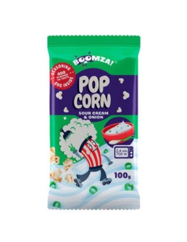 BOOMZA/PALOMITA MICROONDAS SOUR&CREAM 100G. X 20U