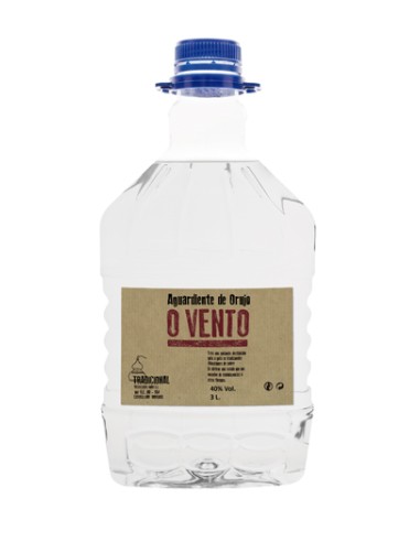 O VENTO PET AGUARDIENTE ORUJO 3 LITROS 40º C/4