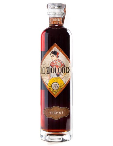 CAJA BOTELLAS LA DOLORES VERMUT 6 BOTELLAS 75 CLS.