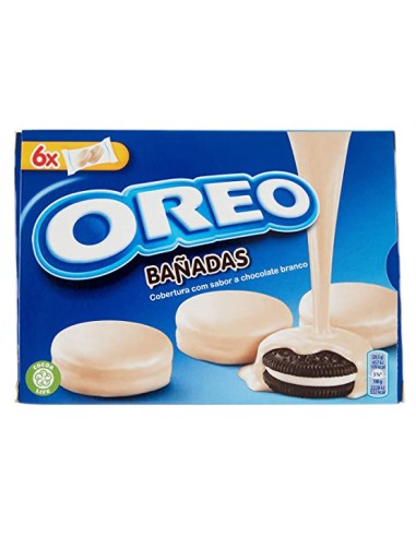 MOND/OREO BAÑADAS CHOCO BLANCO 246 GRS. X 10 UND.