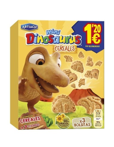 ARTIACH/DINOSAURUS CEREALES 1,20   12 X 120 GRS.