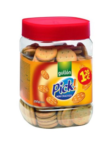 GULLON/PICK MINI CRACKER 1,20  250 GRS. X 12