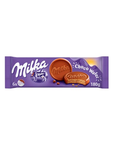 MOND/MILKA CHOCO WAFER LECHE 180 GRS. X 18 UND.