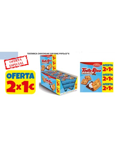 CUETARA/TOSTA RICA CHOCO GUAY 2 X 1  12 UND. C/6