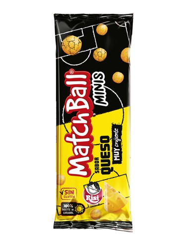 RISI/MINIS MATCHBALL CHEESE 27 GRS. X 24 UND.