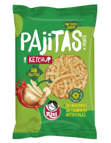 RISI/FAMILIAR PAJITAS KETCHUP 100 GRS. X 9 UND.