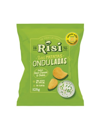 RISI/FAMILIAR OND. SOUR CREAM ONION 125GR. X 9 UN.