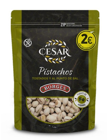 BORGES 2 PISTACHO TOSTADO 8 UND. X 80 GRS.