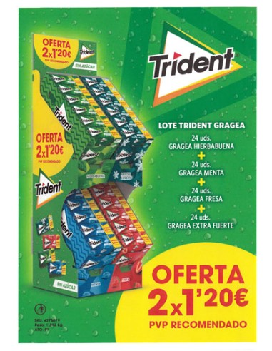 MOND/LOTE TRIDENT 2 X 1,20  GRAJEA 96 UND.