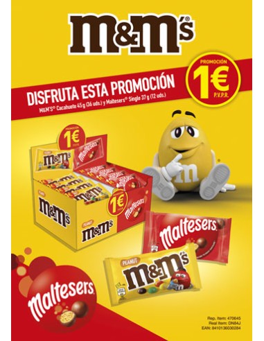 MARS/LOTE M&M - MALTESERS 1  48 UND.