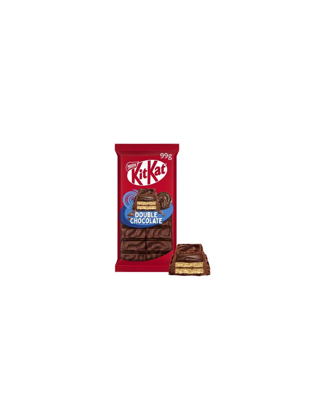 NESTLE/TABLETA KIT KAT DOUBLE CHOCOLATE 15 X 99 G.