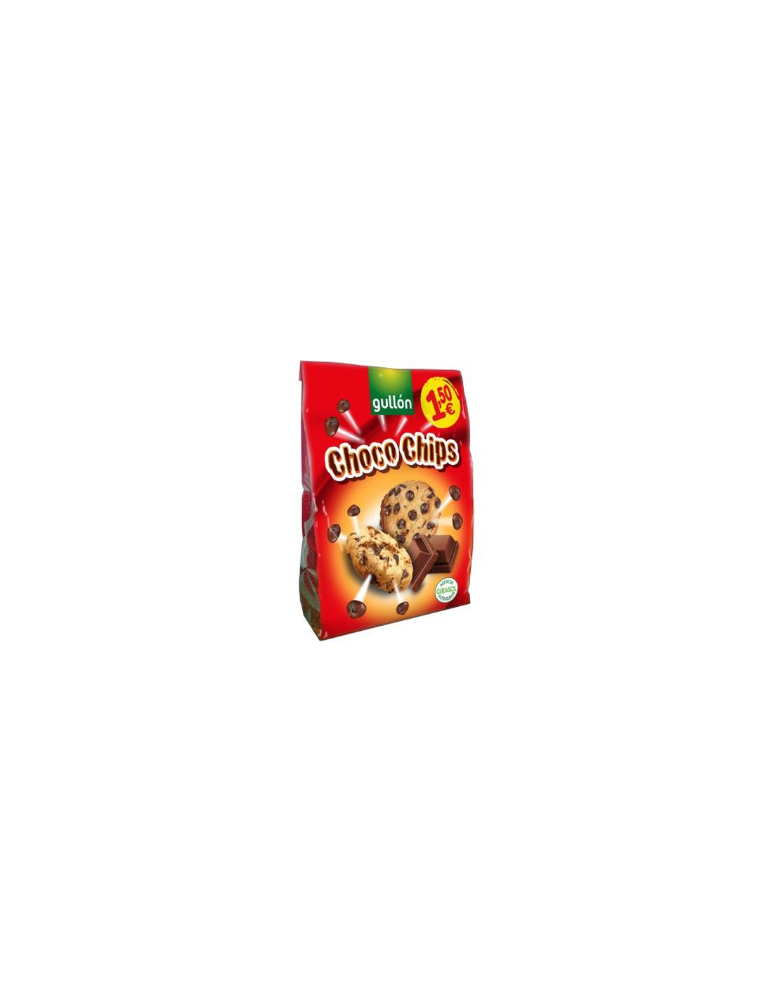 GULLON/CHOCO CHIPS NEGRO 1,50  175 GRS. X 10 UND.