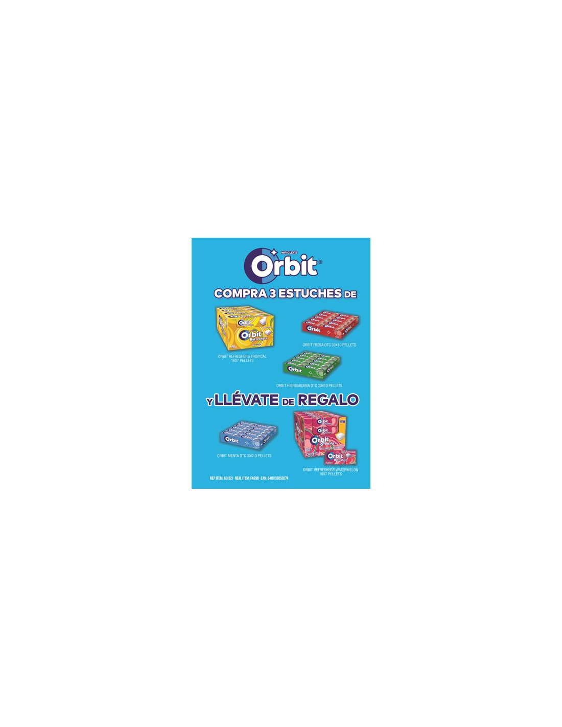 MARS/LOTE ORBIT GRAGEA + REFRESHERS 3+2