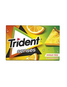 CHUPA/TRIDENT SENSES TROPICAL 12 UND. C/18